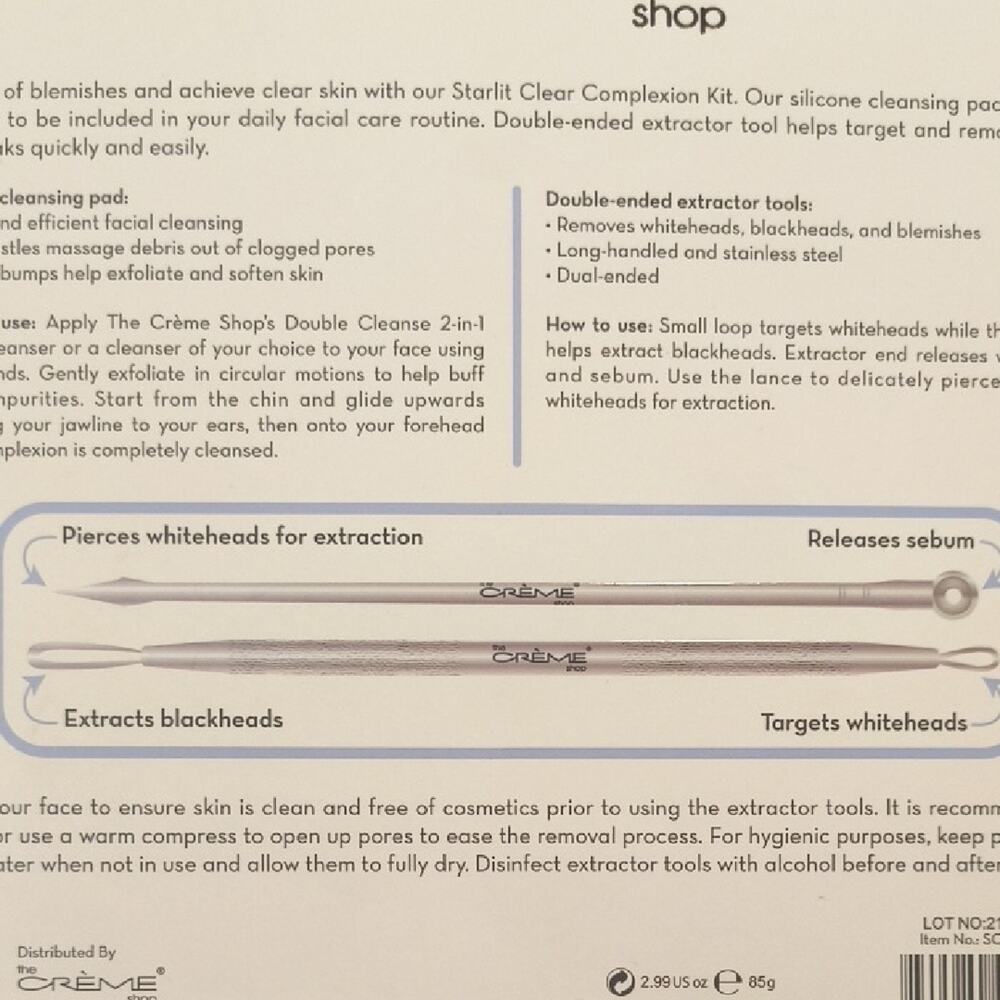 The Crème Shop Starlit Clear Complexion Kit, NWT - Picture 4 of 6